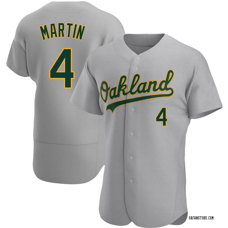 Authentic Billy Martin Men's Oakland Athletics Gray Road Jersey