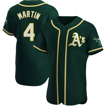 Authentic Billy Martin Men's Oakland Athletics Green Alternate Jersey