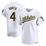 Limited Billy North Men's Oakland Athletics White Home Jersey