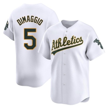 Limited Joe Dimaggio Men's Oakland Athletics White Home Jersey