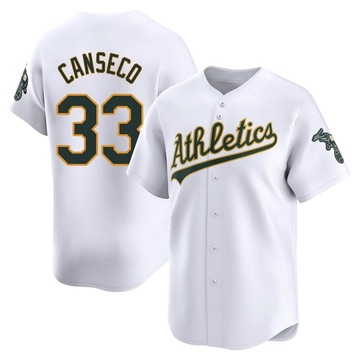 Limited Jose Canseco Men's Oakland Athletics White Home Jersey