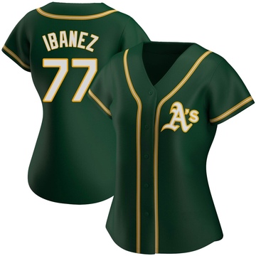 Replica Andy Ibanez Women's Oakland Athletics Green Alternate Jersey