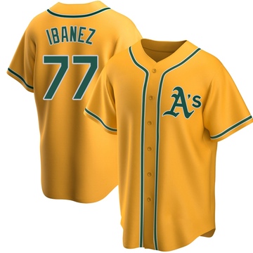 Replica Andy Ibanez Youth Oakland Athletics Gold Alternate Jersey