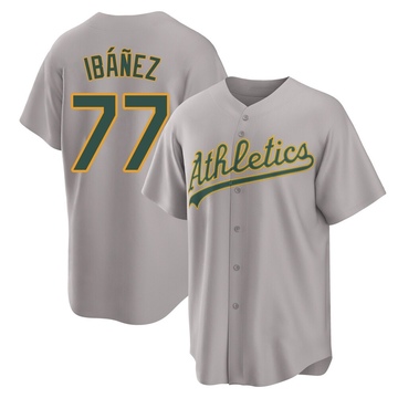 Replica Andy Ibanez Youth Oakland Athletics Gray Away 2.0 Jersey