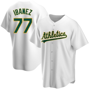 Replica Andy Ibanez Youth Oakland Athletics White Home Jersey