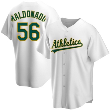 Replica Anthony Maldonado Men's Oakland Athletics White Home Jersey