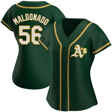 Replica Anthony Maldonado Women's Oakland Athletics Green Alternate Jersey