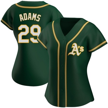 Replica Austin Adams Women's Oakland Athletics Green Alternate Jersey