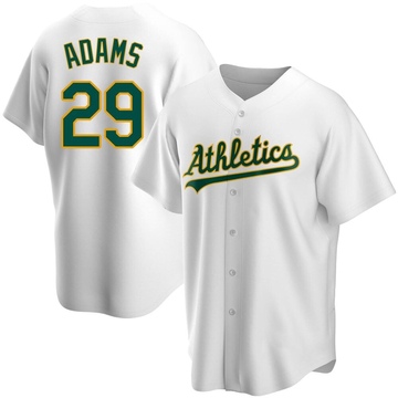 Replica Austin Adams Youth Oakland Athletics White Home Jersey