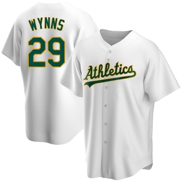 Replica Austin Wynns Youth Oakland Athletics White Home Jersey