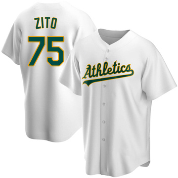 Replica Barry Zito Youth Oakland Athletics White Home Jersey