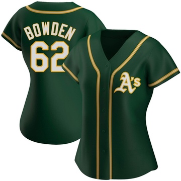 Replica Ben Bowden Women's Oakland Athletics Green Alternate Jersey