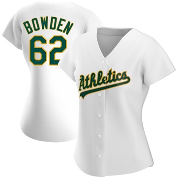 Replica Ben Bowden Women's Oakland Athletics White Home Jersey