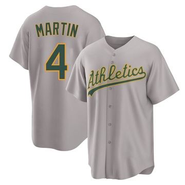 Replica Billy Martin Youth Oakland Athletics Gray Away 2.0 Jersey