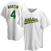 Replica Billy Martin Youth Oakland Athletics White Home Jersey