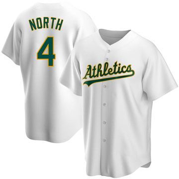 Replica Billy North Youth Oakland Athletics White Home Jersey