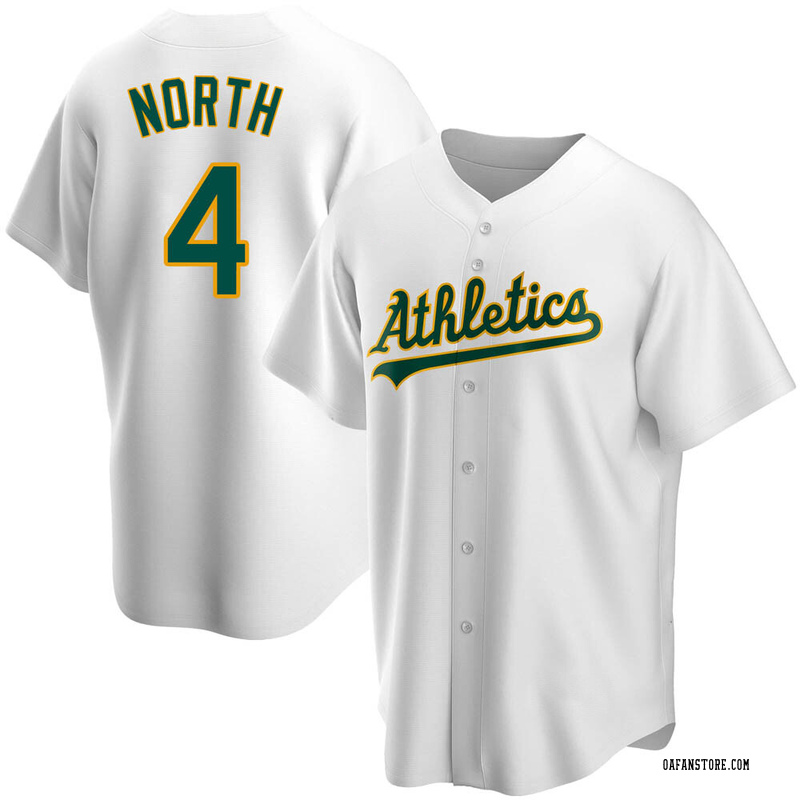 Replica Billy North Youth Oakland Athletics White Home Jersey