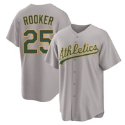 Replica Brent Rooker Youth Oakland Athletics Gray Away 2.0 Jersey