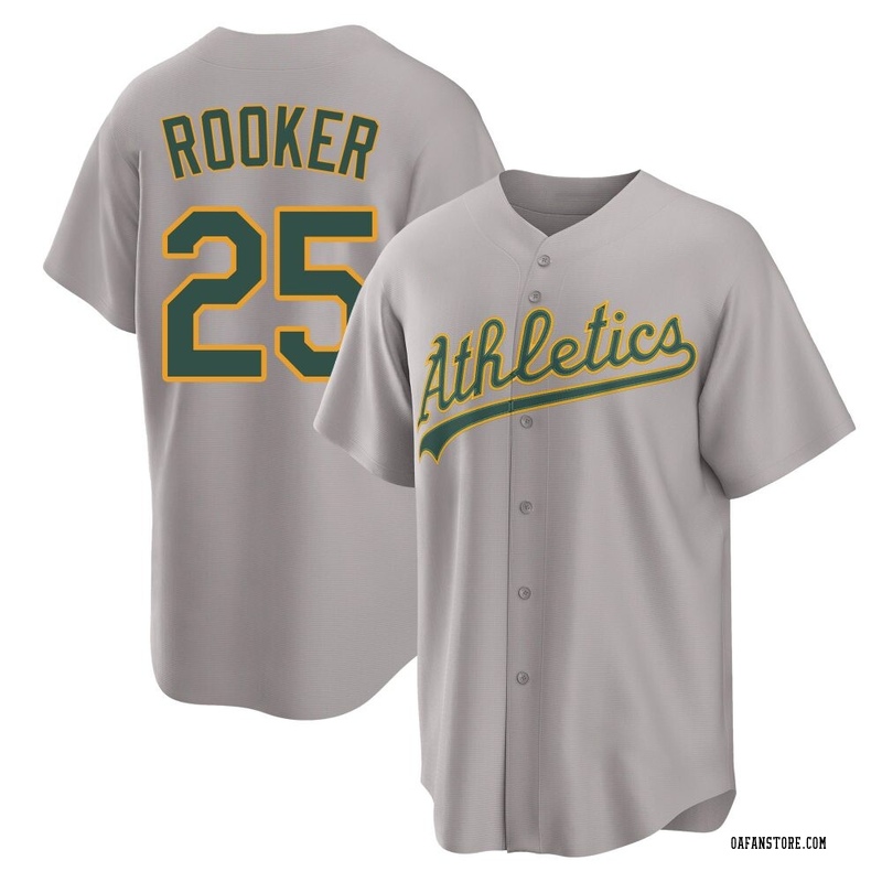 Replica Brent Rooker Youth Oakland Athletics Gray Away 2.0 Jersey
