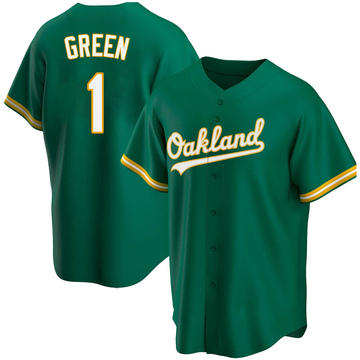 Replica Dick Green Men's Oakland Athletics Kelly Green Alternate Jersey