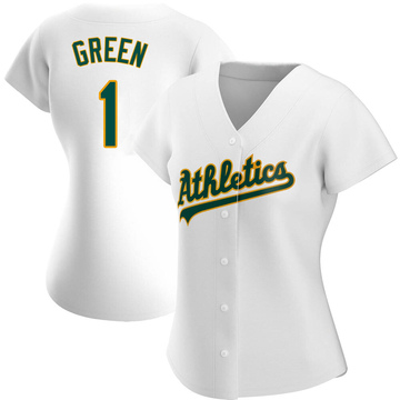 Replica Dick Green Women's Oakland Athletics White Home Jersey
