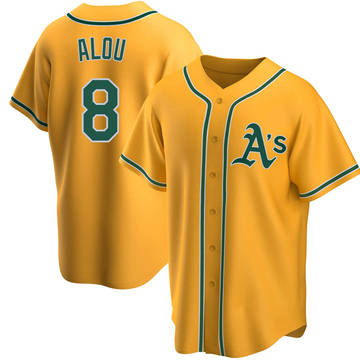 Replica Felipe Alou Youth Oakland Athletics Gold Alternate Jersey