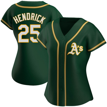 Replica George Hendrick Women's Oakland Athletics Green Alternate Jersey