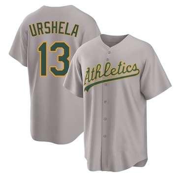 Replica Gio Urshela Youth Oakland Athletics Gray Away 2.0 Jersey