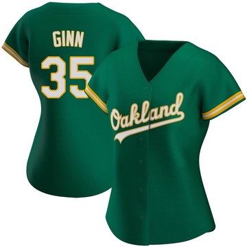 Replica J.T. Ginn Women's Oakland Athletics Kelly Green Alternate Jersey