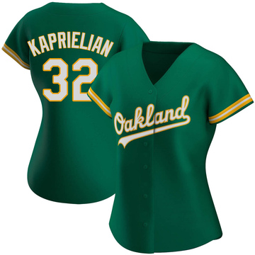 Replica James Kaprielian Women's Oakland Athletics Kelly Green Alternate Jersey