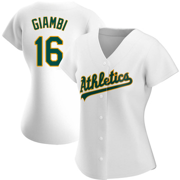 Replica Jason Giambi Women's Oakland Athletics White Home Jersey