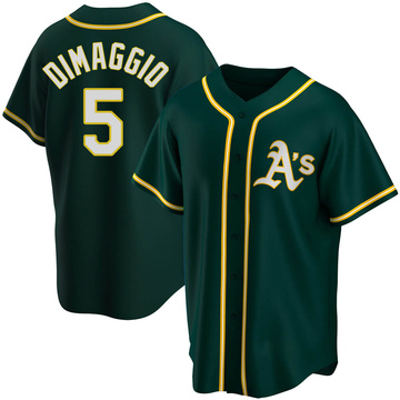 Replica Joe Dimaggio Men's Oakland Athletics Green Alternate Jersey
