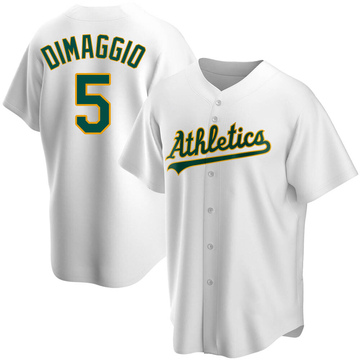 Replica Joe Dimaggio Men's Oakland Athletics White Home Jersey