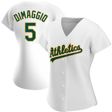 Replica Joe Dimaggio Women's Oakland Athletics White Home Jersey
