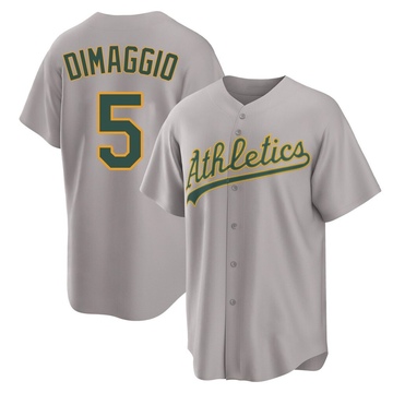 Replica Joe Dimaggio Youth Oakland Athletics Gray Away 2.0 Jersey