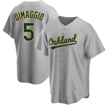 Replica Joe Dimaggio Youth Oakland Athletics Gray Road Jersey