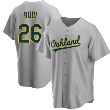 Replica Joe Rudi Youth Oakland Athletics Gray Road Jersey