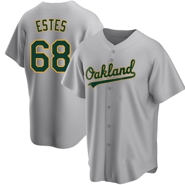 Replica Joey Estes Youth Oakland Athletics Gray Road Jersey