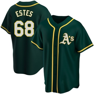 Replica Joey Estes Youth Oakland Athletics Green Alternate Jersey