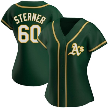 Replica Justin Sterner Women's Oakland Athletics Green Alternate Jersey
