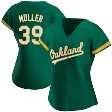 Replica Kyle Muller Women's Oakland Athletics Kelly Green Alternate Jersey
