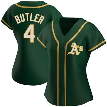 Replica Lawrence Butler Women's Oakland Athletics Green Alternate Jersey