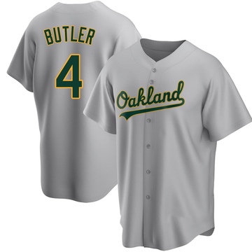 Replica Lawrence Butler Youth Oakland Athletics Gray Road Jersey