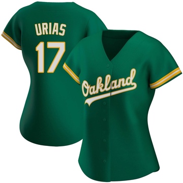 Replica Luis Urias Women's Oakland Athletics Kelly Green Alternate Jersey