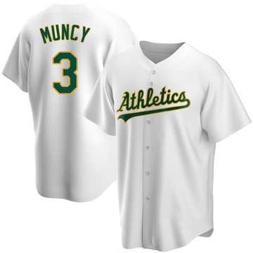 Replica Max Muncy Youth Oakland Athletics White Home Jersey