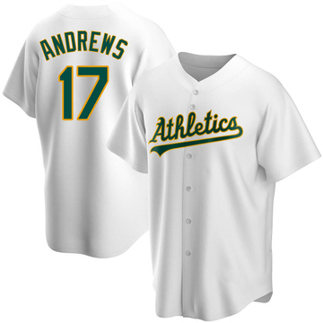Replica Mike Andrews Youth Oakland Athletics White Home Jersey