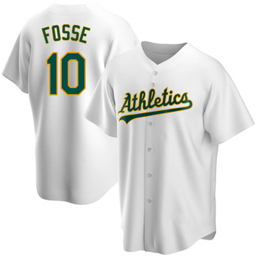 Replica Ray Fosse Men's Oakland Athletics White Home Jersey