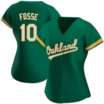 Replica Ray Fosse Women's Oakland Athletics Kelly Green Alternate Jersey