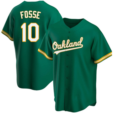 Replica Ray Fosse Youth Oakland Athletics Kelly Green Alternate Jersey
