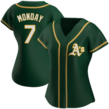 Replica Rick Monday Women's Oakland Athletics Green Alternate Jersey
